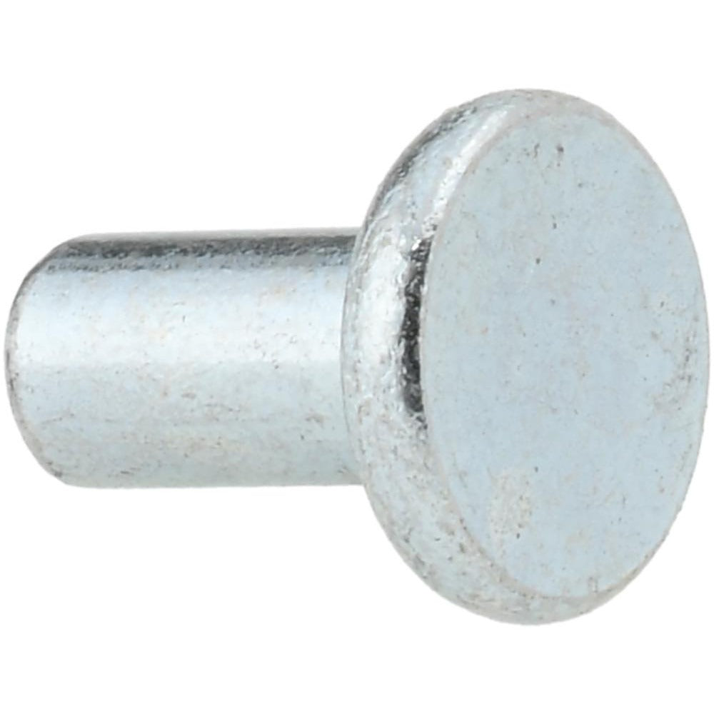 RIVETKING Rivetking. /TIN2LBUNP Flat Steel Tinners Solid Rivet