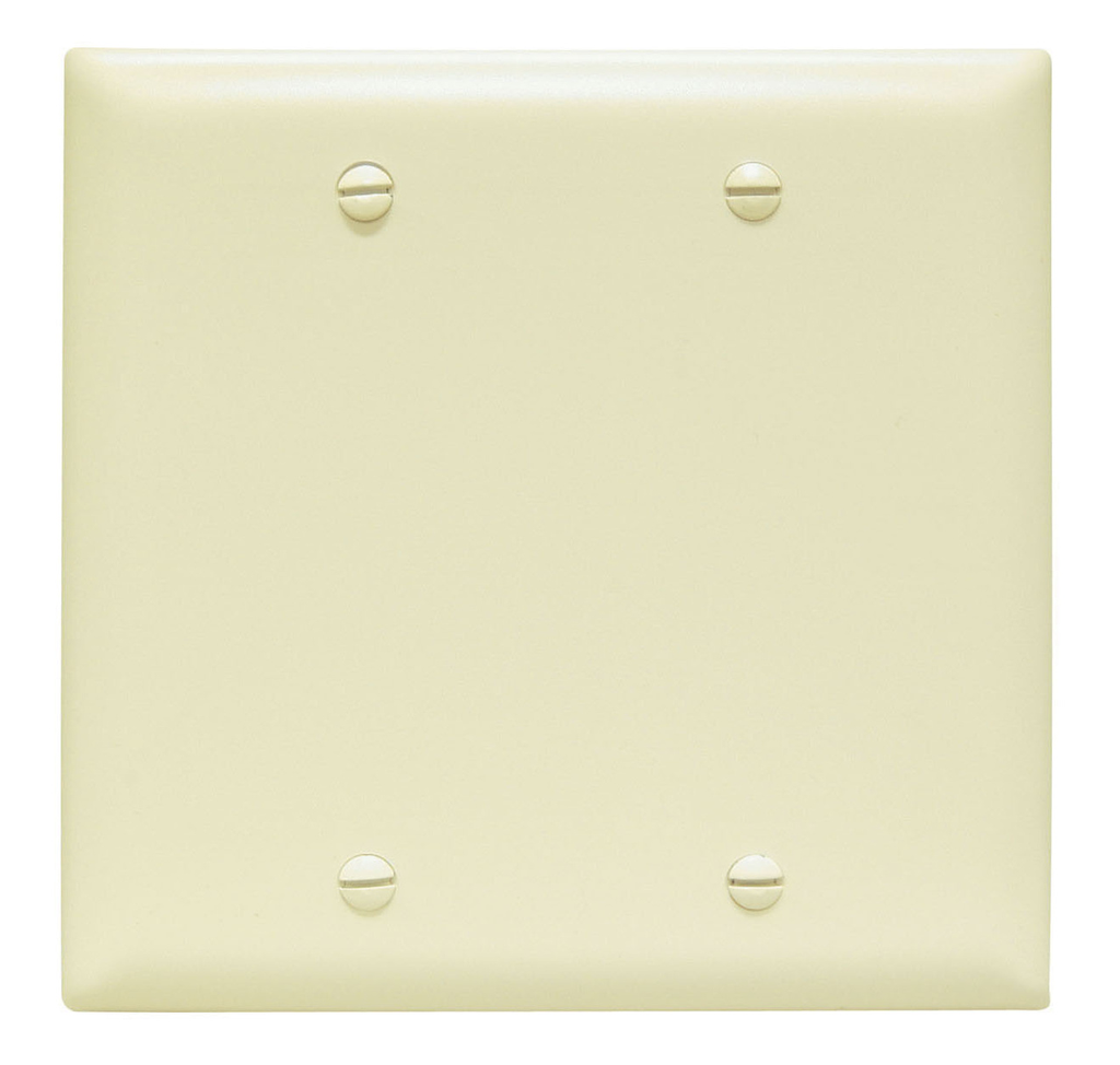 Legrand TP23-GRY Pass & Seymour Standard Blank Wall Plate 2 Gang Gray