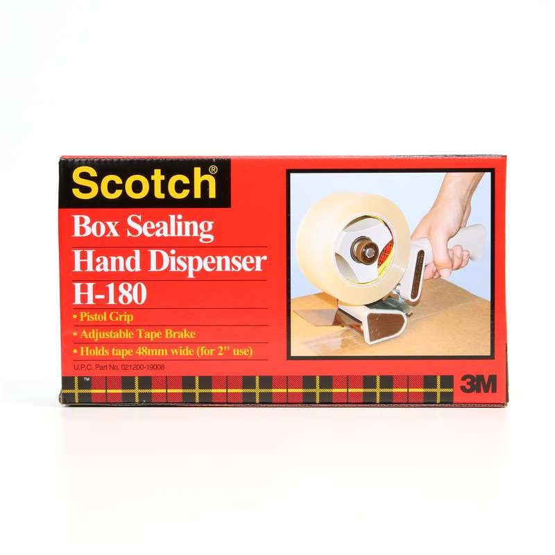 3M 3M 7000042997 Scotch Box Sealing Tape Hand Dispenser H180 2 in (6/Case)