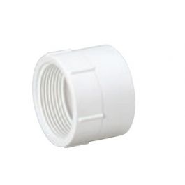 MUEL 05867 PVC DWV Female Adapter, 2 Inch, FPT x Hub End