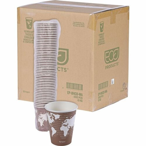 ECO-PRODUCTS Eco-products ECOEPBHC8WA 8 Oz Hot Drink Cup Pla Lining 20 Packs