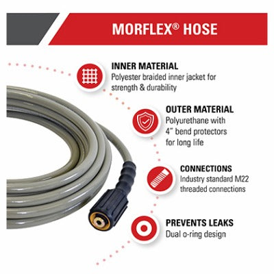 SIMPSON Fna Group 41107 Pressure Washer Hose 3200 Psi M22