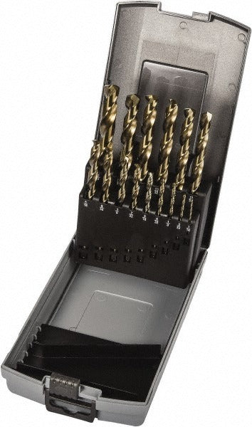 PRECISION TWIST DRILL Precision Twist Drill 5995524 Cobalt Drill Bit Set 15 Pc