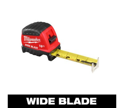 MILWAUKEE Milwaukee 48-22-1216 Wide Blade Tape Measure 16 ft SAE Replacement MPN