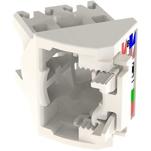PANDUIT Panduit CJLRCAPIW-C Cat6 45 Degree Keystone Jack Insert