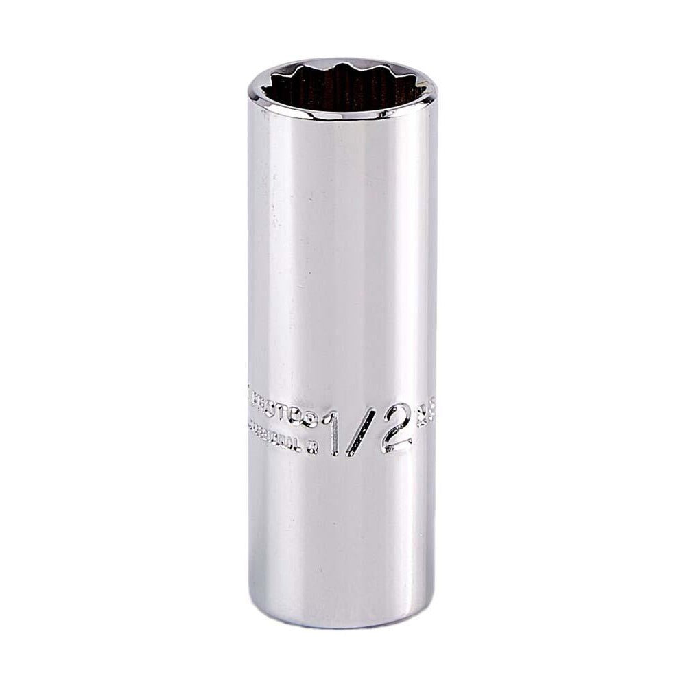 PROTO Proto J4716LT Deep Hand Socket 1/2 in 12-point 1/4 in Drive