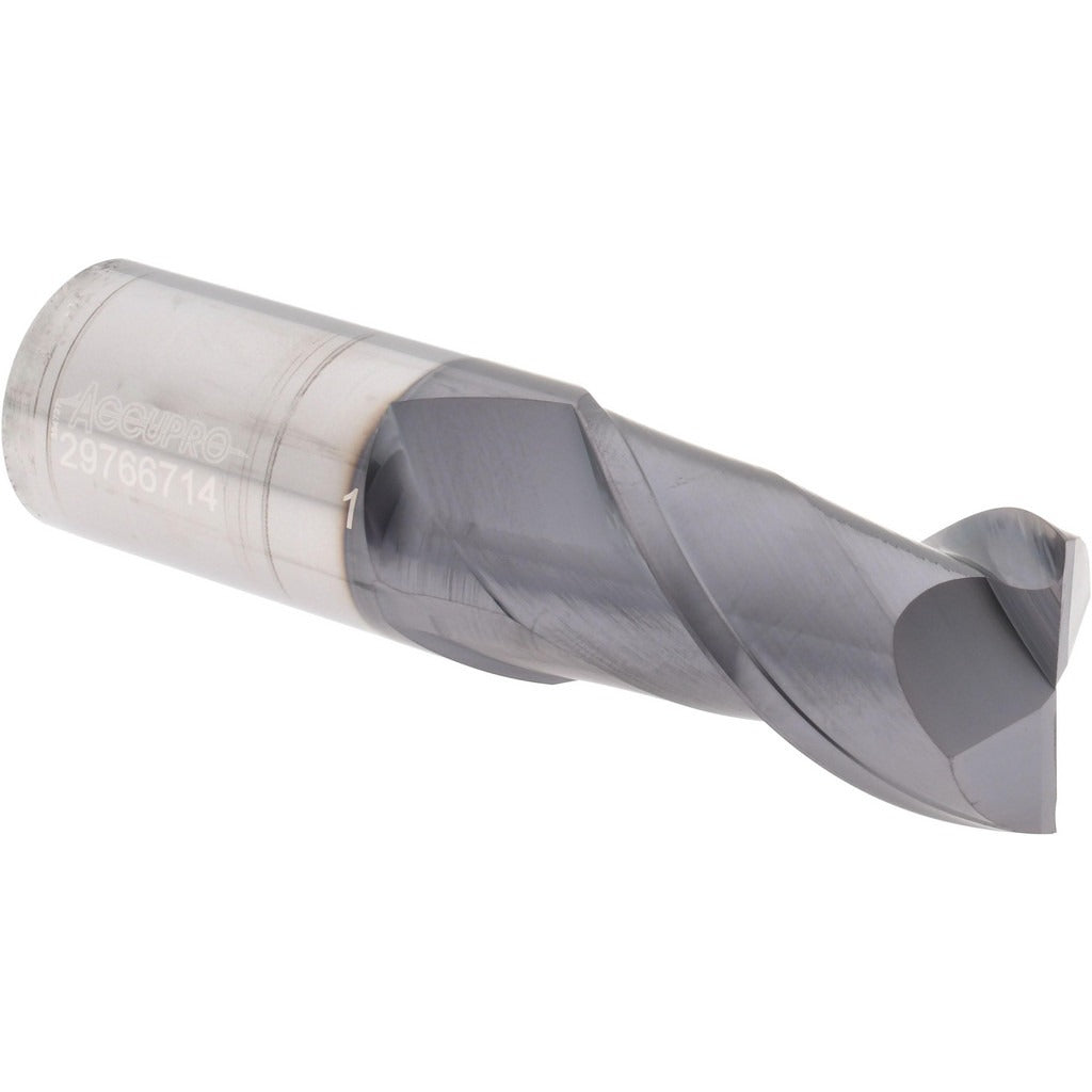 ACCUPRO Accupro 14788326 Square End Mill 1 in 2 Flute Solid Carbide