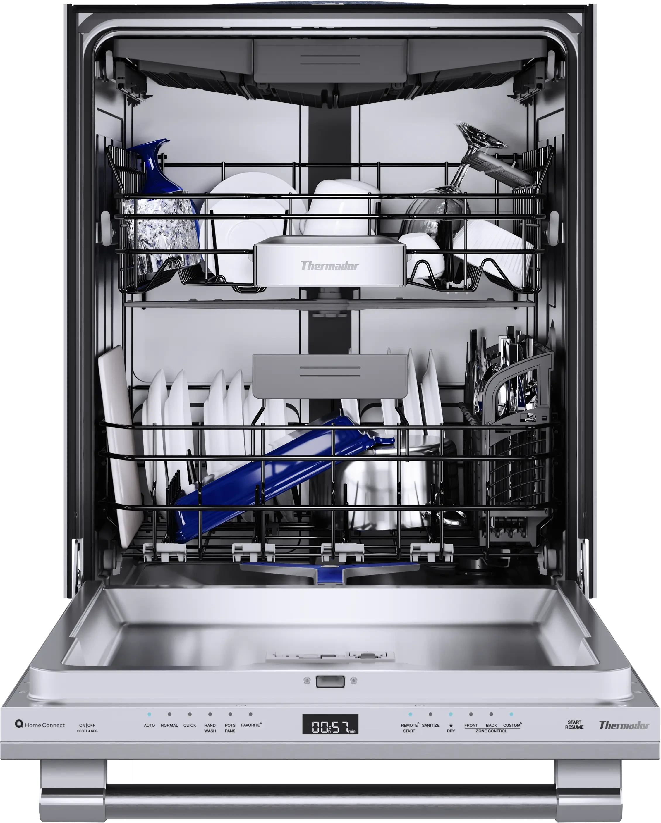 THERMADOR Thermador DWHD660EFP Sapphire Dishwasher 1440 W (24-inch/16 Place Settings)