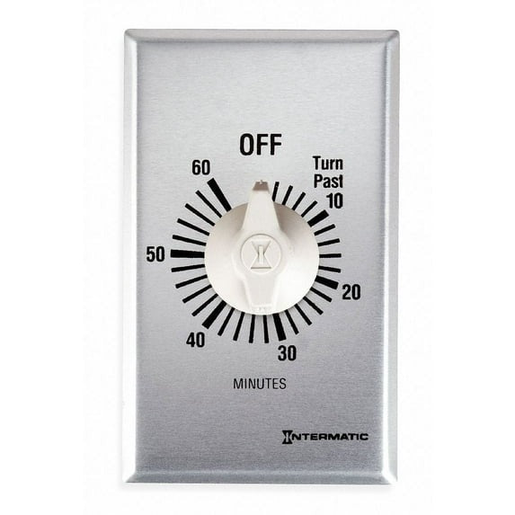 INTERMATIC INTERMATIC FF60M Spring Wound Timer 0 to 60 min