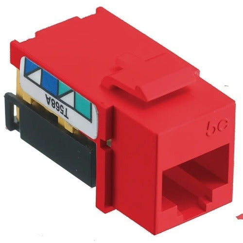 HUBBELL Hubbell Premise Wiring NSJ5ER24 Cat5e Keystone Jack