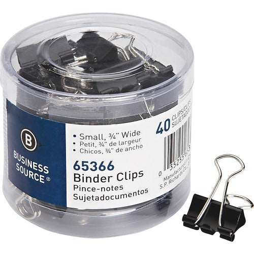 BUSINESS SOURCE Business Source BSN65366 Binder Clips 19mm Pack of 40