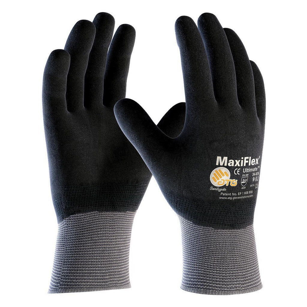 ATG Atg 34-876/XS Work Gloves X-small Nitrile Coated Nylon