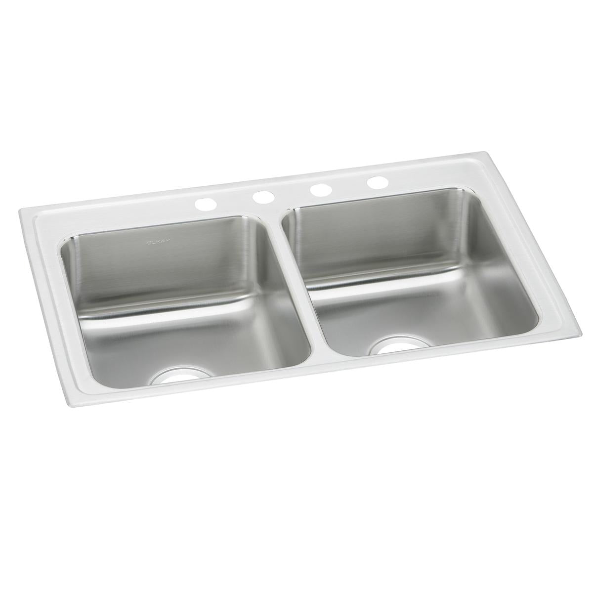 BSC PREFERRED Bsc Preferred PSR33192 Double Bowl Kitchen Sink 33 in