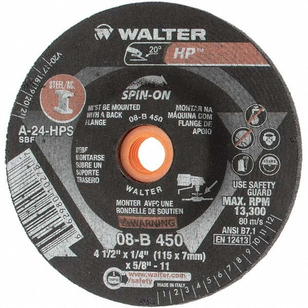 VALUE COLLECTION Value Collection W08B450 Type 27 Grinding Wheel 4.5in