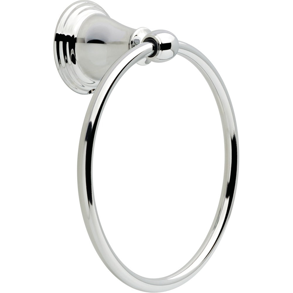 DELTA FAUCET Delta 70046 Towel Ring Polished Chrome Windemere