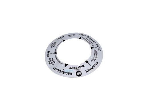PENTAIR PENTAIR 273208 PVC Valve Label 2 Inch