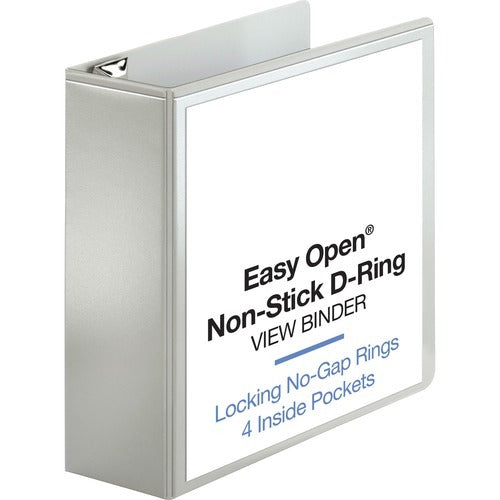 BUSINESS SOURCE Business Source BSN26963 D-ring View Binder 4 in Letter