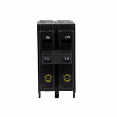 Eaton CHQ215 #14 - 8 and #14 - 10 AWG Wire Size 240 Volt 15 Amp 10 kaic 2-Pole Classified Circuit Breaker