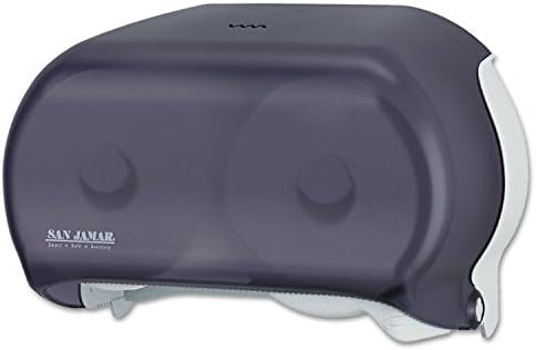 SAN JAMAR San Jamar SJMR3600TBK Versatwin Dual Roll Tissue Dispenser (Holds 2 Rolls)
