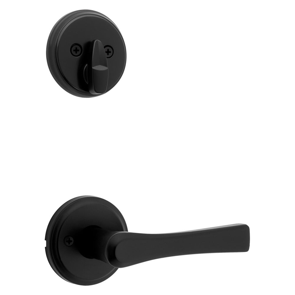 KWIKSET Kwikset 971KAL-514 Interior Lever Trim Matte Black