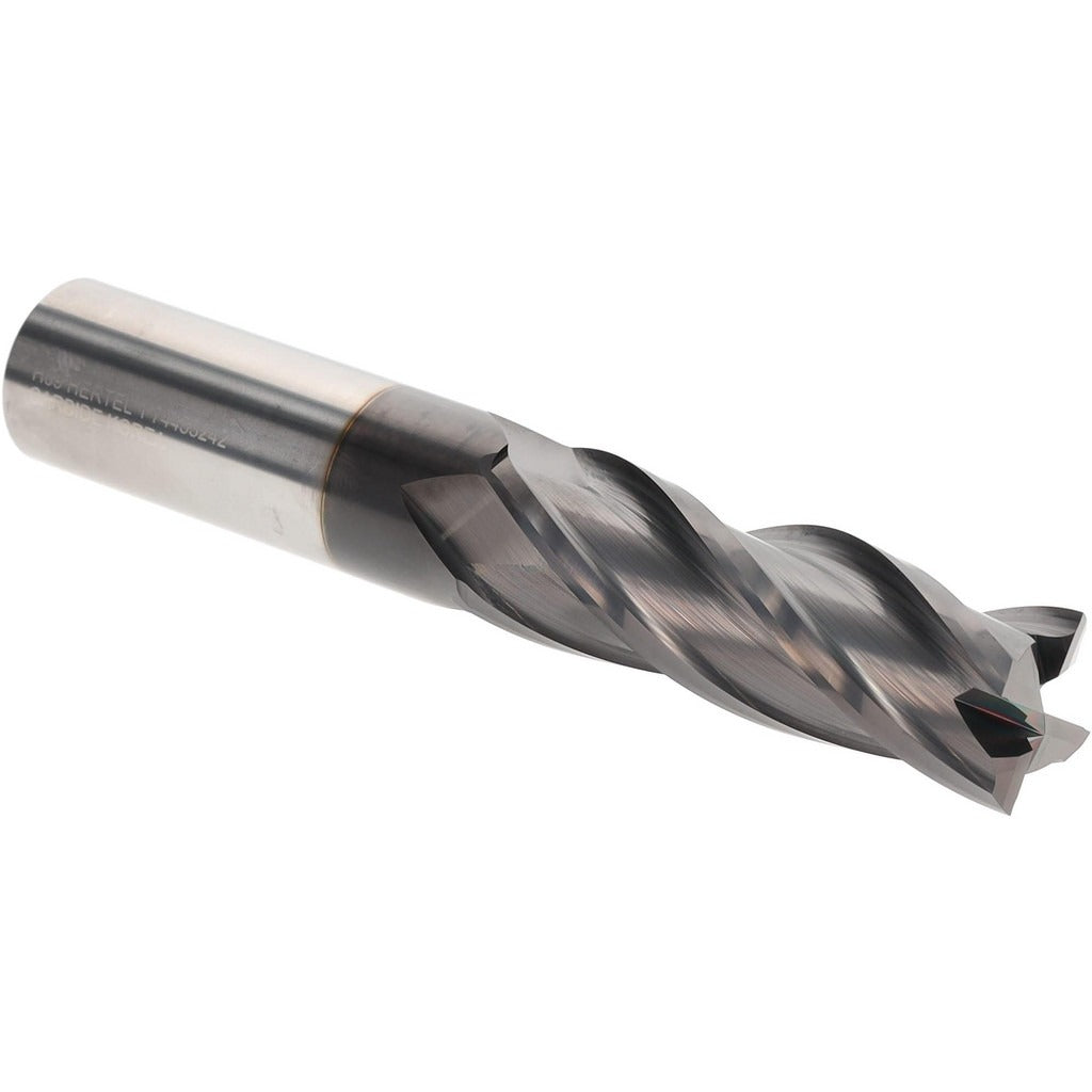 HERTEL Hertel 750259 Square End Mill 1in 4 Flute Solid Carbide Ticn