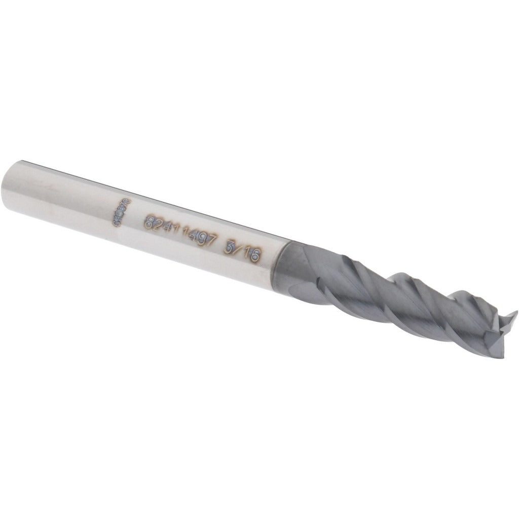 ACCUPRO Accupro 12181928 Square End Mill 3/16 Inch 3 Flute Carbide