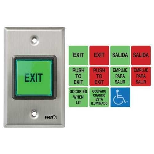 RCI Rci 972-L-ES-MO-32D Push Button Kit Led Momentary