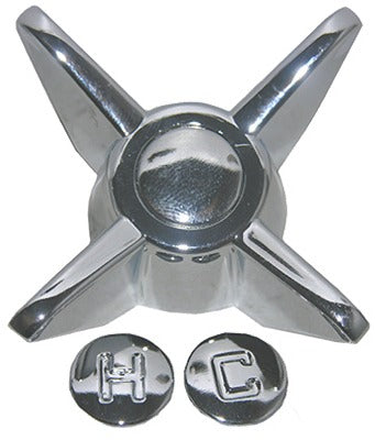 LASCO Larsen Supply Co HC-220AMB Faucet Handle Chrome 4 Point