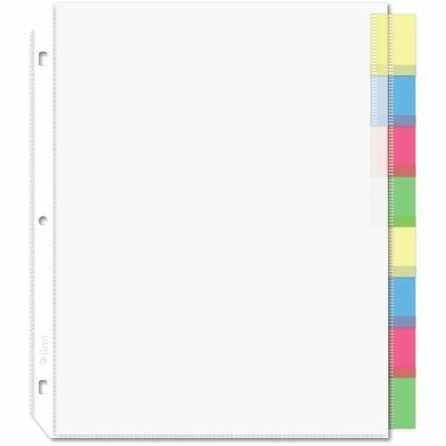 C-LINE C-line CLI05580 Sheet Protector with Index Tabs