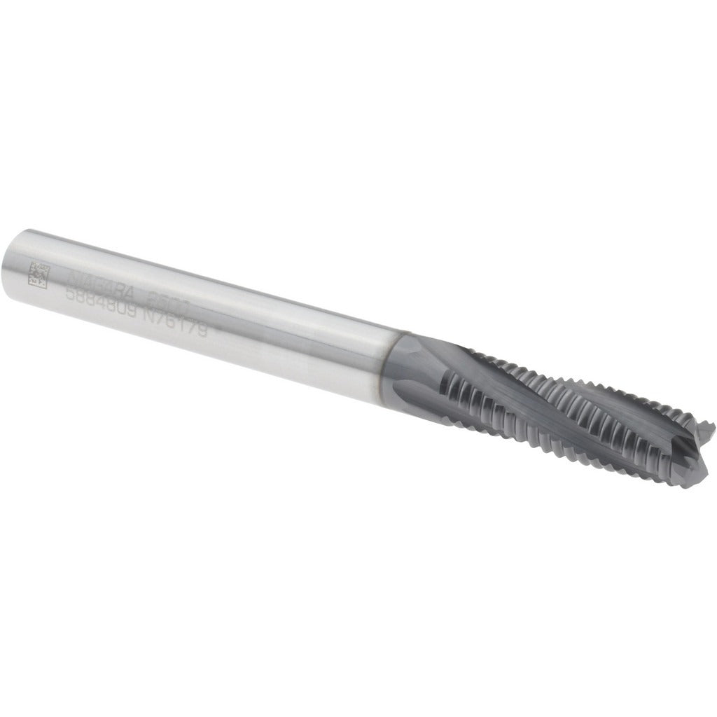 SECO TOOLS Seco 17004663 Roughing End Mill 1/4 in 4 Flute Solid Carbide