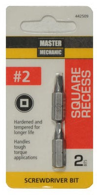DISSTON CO Disston Company 442509 Square Bit Tip 1 Inch 2 Pack
