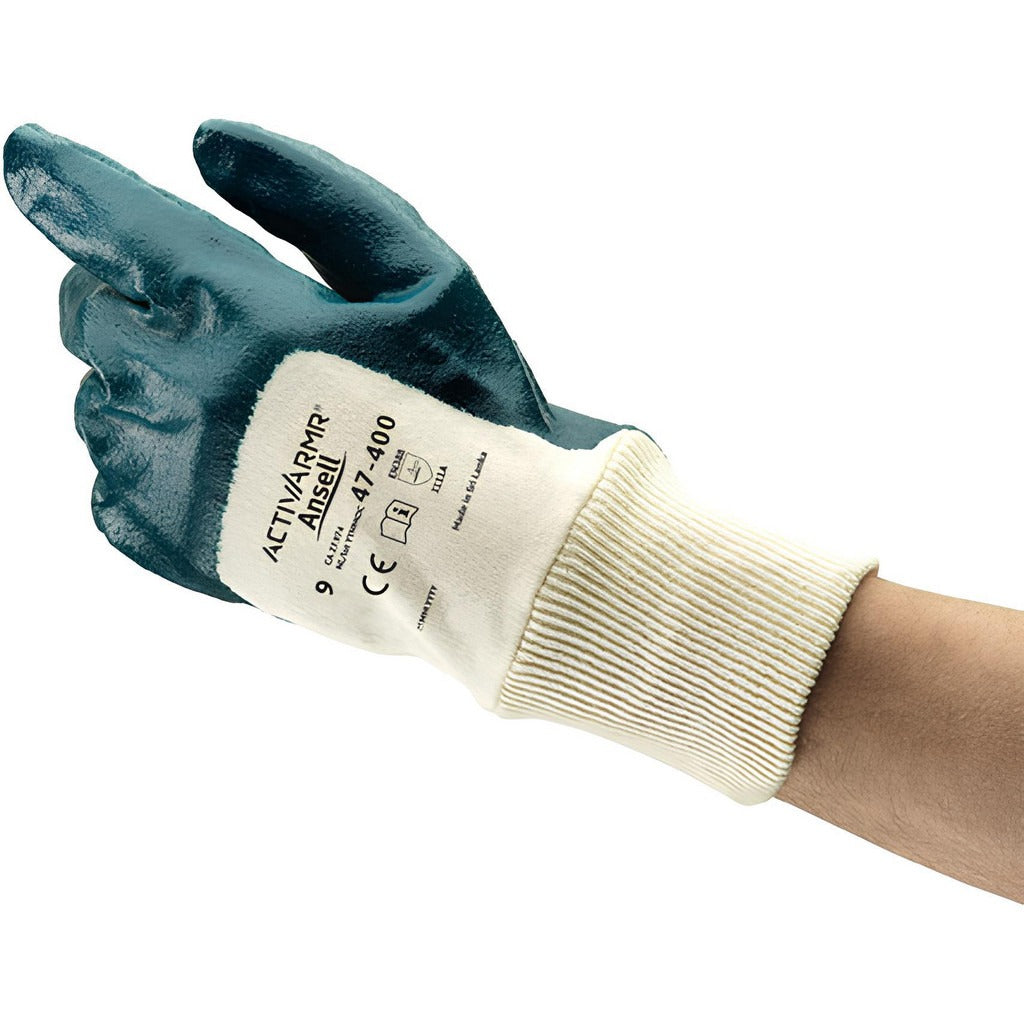 ANSELL Ansell 205931 Work Gloves Medium Nitrile-coated Interlock Knit
