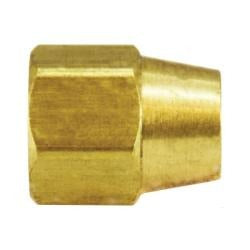 MIDLAND INDUSTRIES Midland Industries 24003 Long Hex Nut 1/4 in Compression Brass