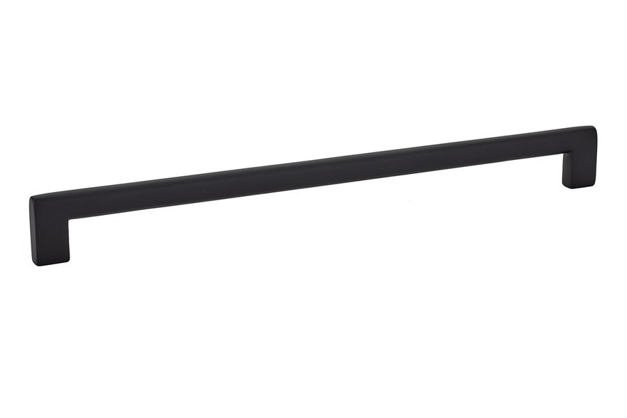 EMTEK Emtek 86166US19 Trail Cabinet Pull 12in Ctc Flat Black