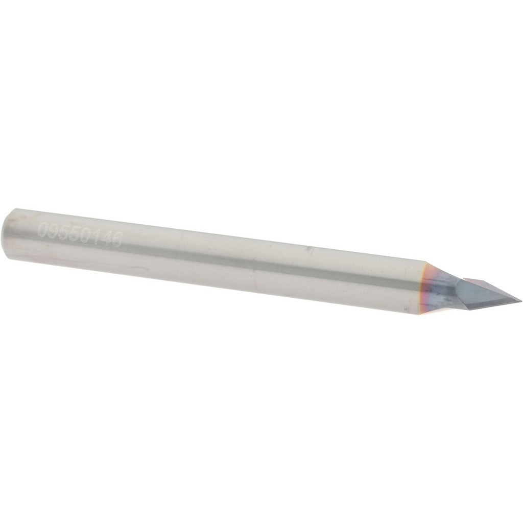ACCUPRO Accupro 2500079 Chamfer Mill 1/4 in 2 Flute Carbide Ticn
