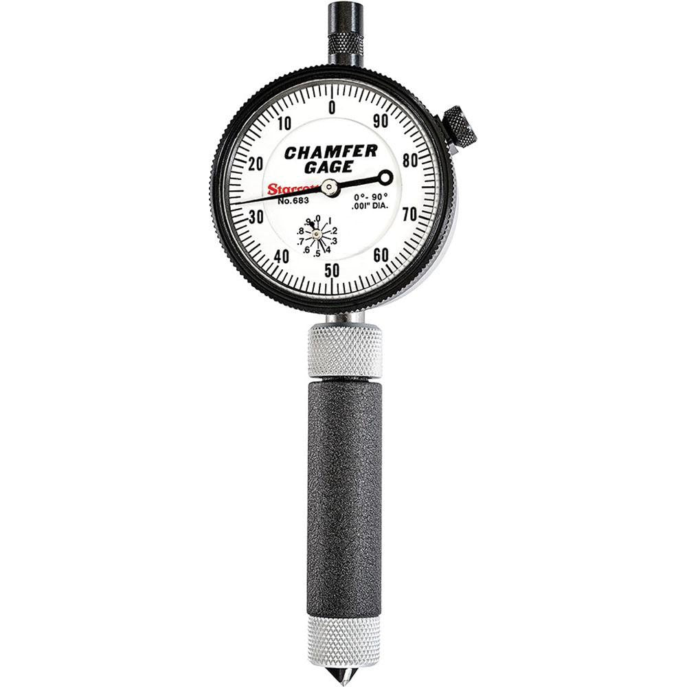 STARRETT Starrett 63684 Internal Chamfer Gage 0 to 3/8 in 3-blade