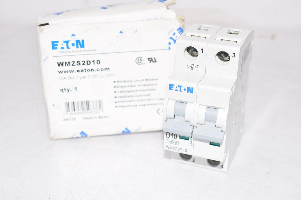 EATON Eaton WMZS2D10 Miniature circuit breaker 10 A (2 Pole) FAZ-D10-2