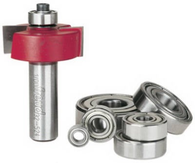 DIABLO Freud 32-524 Multi-rabbet Router Bit Set 7 Bearings 1/2 in Shank