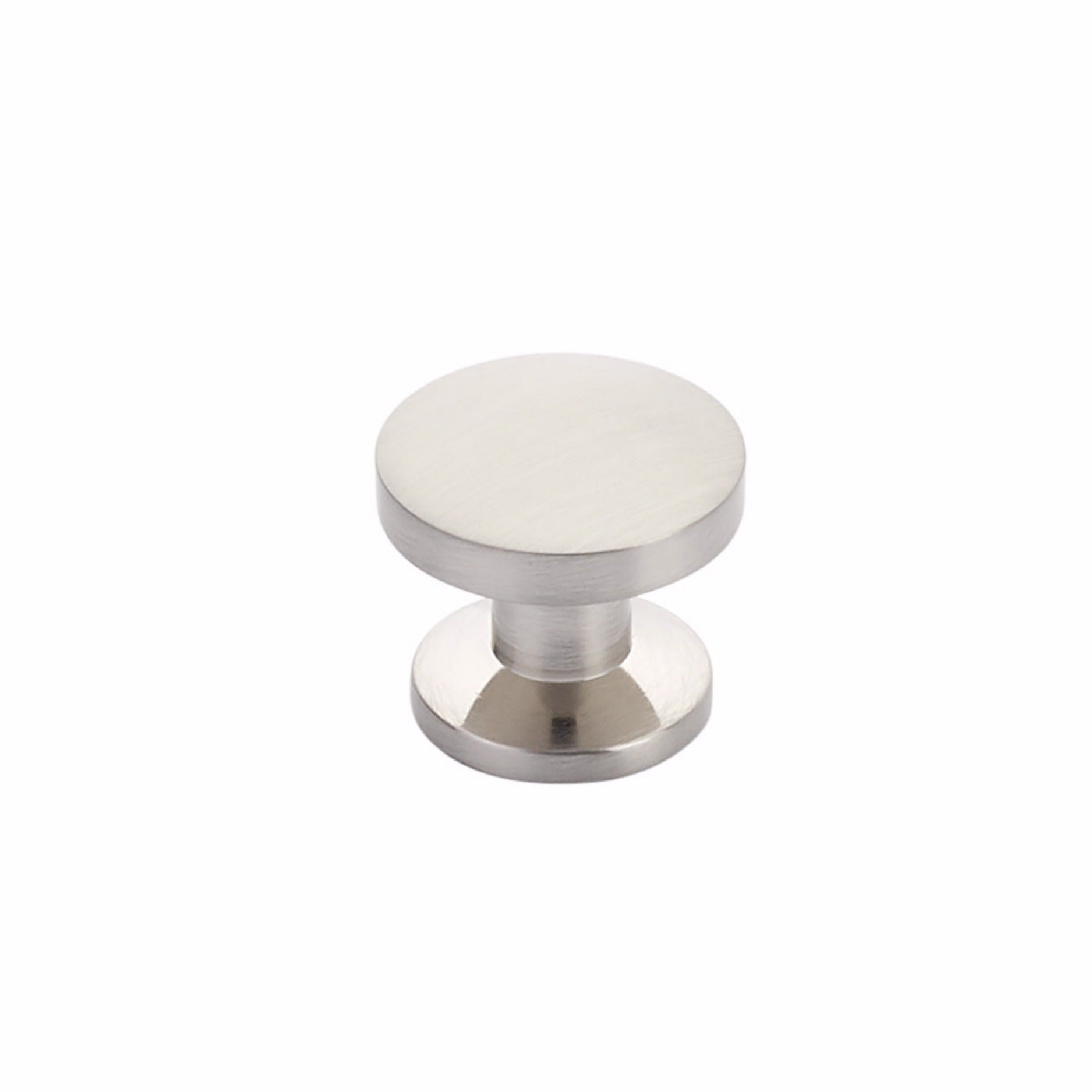 SCHAUB Schaub 211-BN Round Cabinet Knob Brushed Nickel Northport