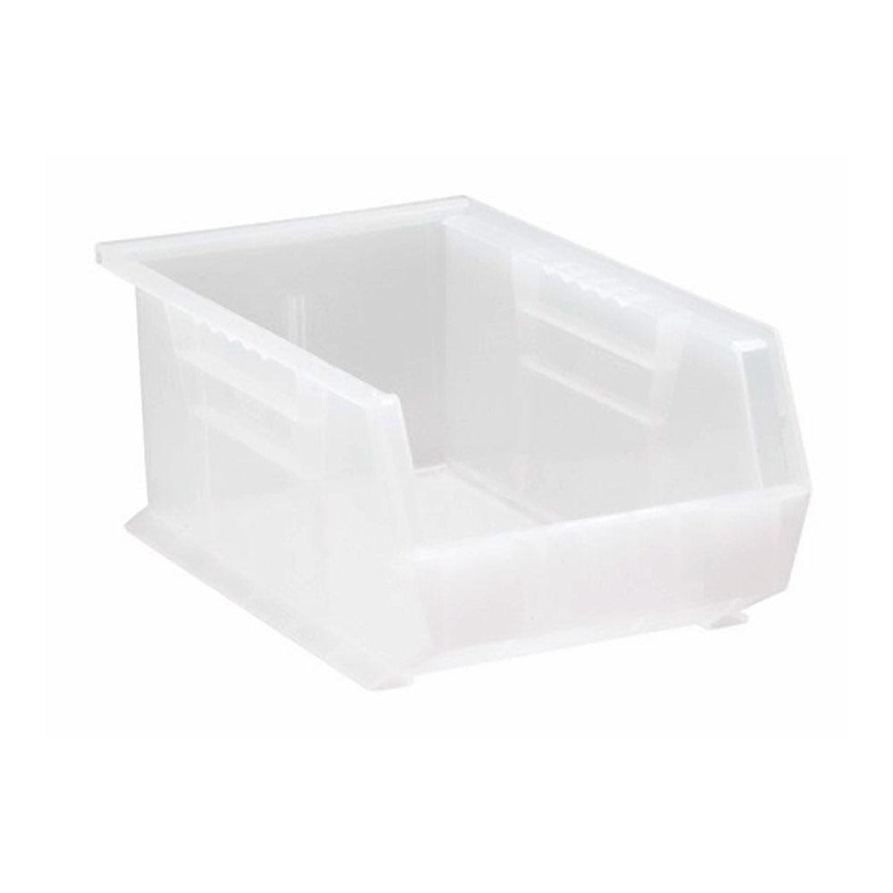 QUANTUM STORAGE SYSTEMS Quantum Storage QUS241CLCS Hopper Stacking Bin Clear 60 Lb