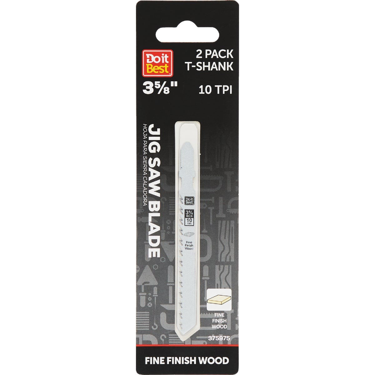 BSC PREFERRED Bsc Preferred QJDIB-JST-013 Fine Finish Jigsaw Blade 2-pack