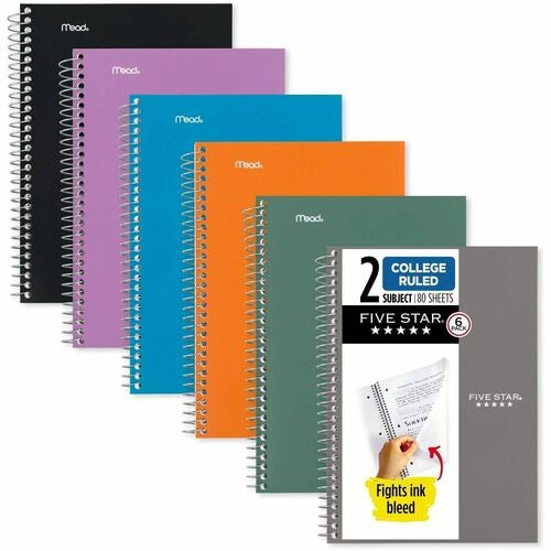 MEAD Bsc Preferred MEA840029A College Ruled Notebook 6 Pack