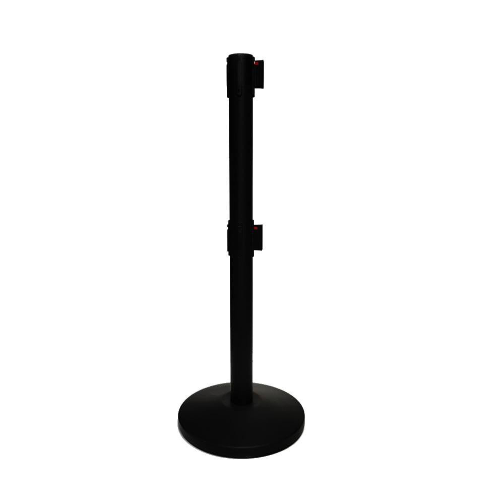 PRO-SAFE Pro-safe DBP-36ID-BK Retractable Belt Barrier Post