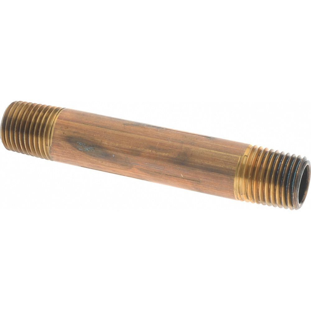 MERIT BRASS Merit Brass 2004-300BSPT Brass Pipe Nipple 1/4 Bspt