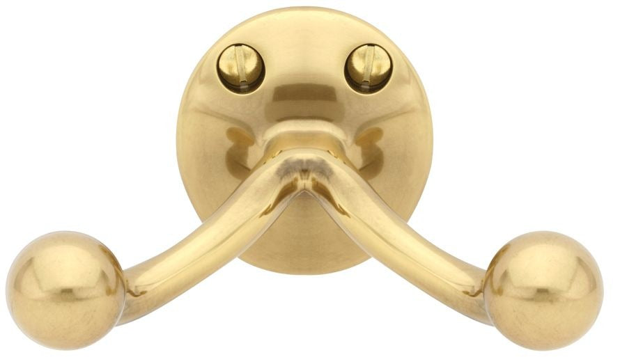 EMTEK Emtek 2607US7 Double Hook Oval Foot French Antique Brass