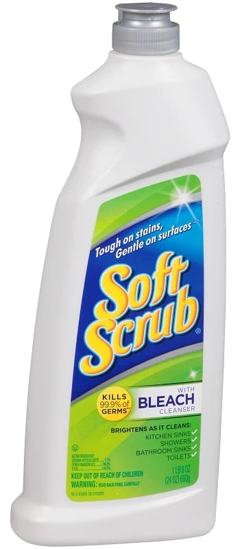 SOFT SCRUB Soft Scrub 3006586 Antibacterial Cleaner With Bleach Surface Cleanser (24 oz)