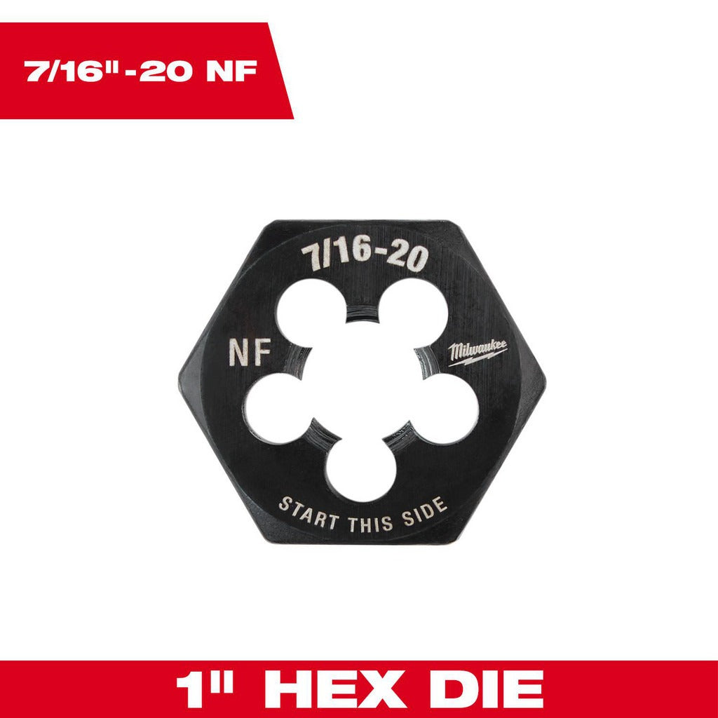 MILWAUKEE Milwaukee Tool 49-57-5357 Hex Rethreading Die 7/16-20 Unf