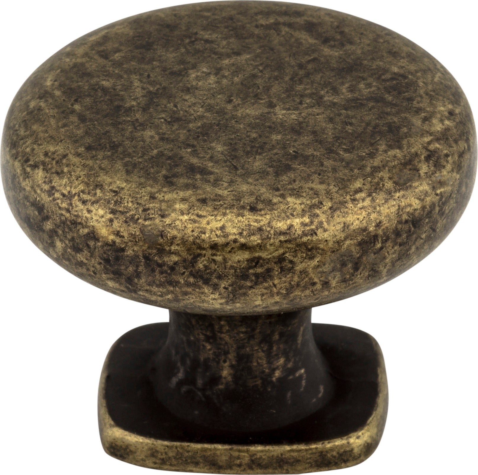 JEFFREY ALEXANDER Jeffrey Alexander MO6303ABM-D Cabinet Knob Distressed Antique Brass