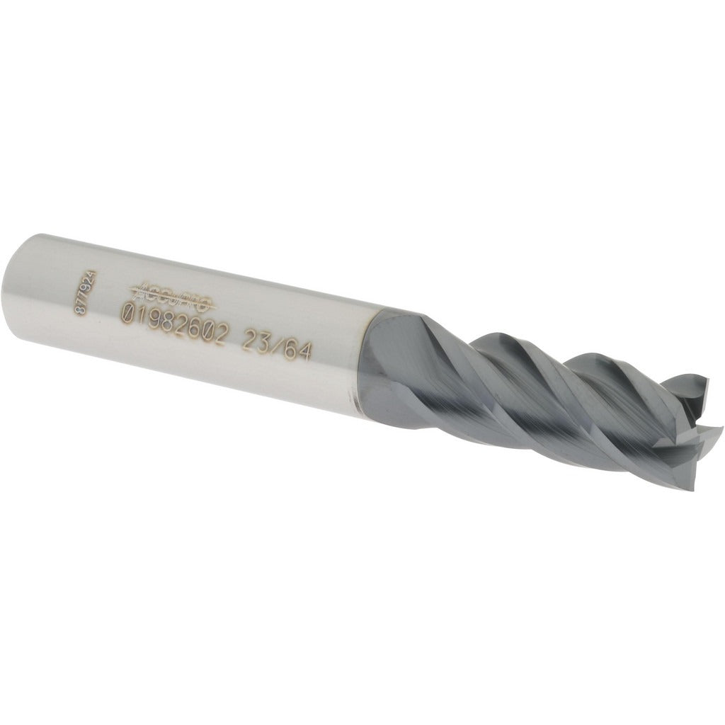 ACCUPRO Accupro 12182525 Square End Mill 23/64 in 4 Flute Carbide