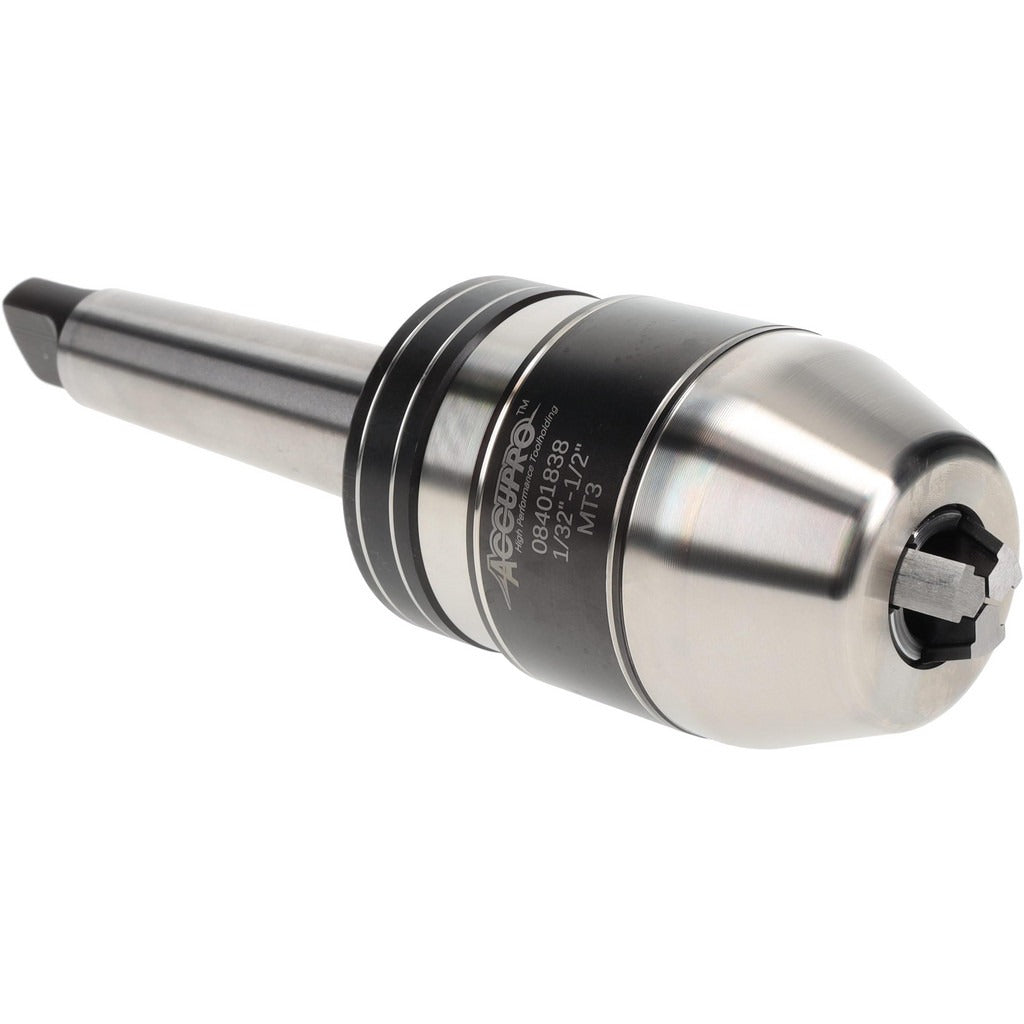 ACCUPRO Accupro HX01303000MSC Drill Chuck 3MT Taper Shank Keyed